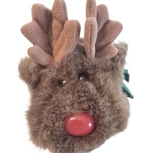 Puffkins Moose Moosletoe Limited Edition Swibco Reindeer 1994‎ Christmas Stuffed